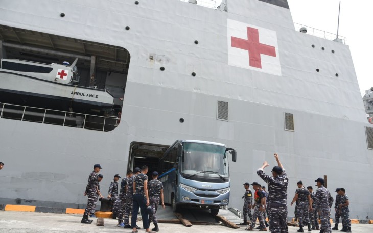 Satgas Hari Nusantara Koarmada III saat Tiba di Tidore