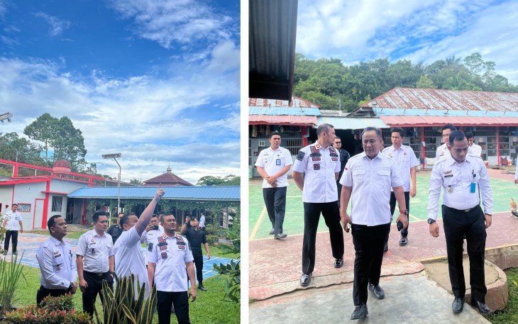  Kadivpas Aceh Kunjungi Lapas Kelas IIB IDI