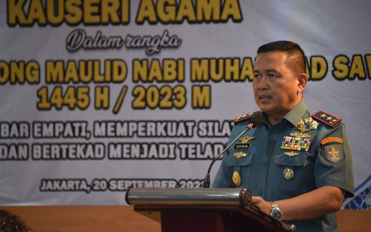 Panglima Kolinlamil Laksda TNI Edwin, S.H., M.Han., M.H.