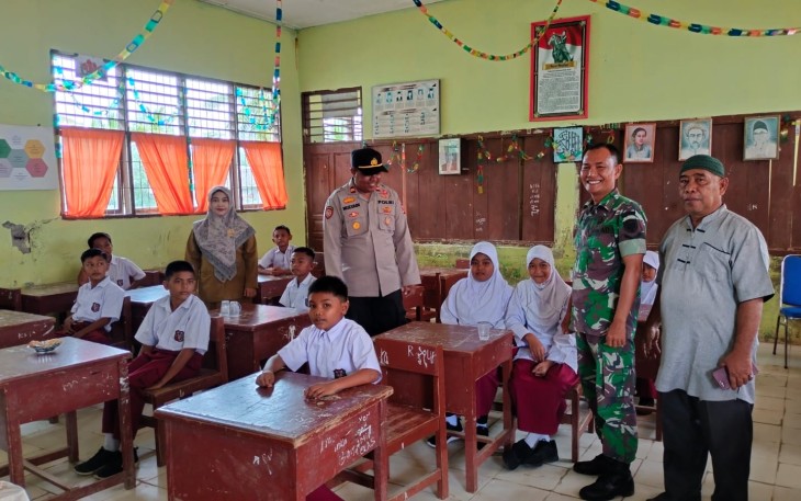 Kapolsek Nurussalam laksanakan Giat Saweu Sikula