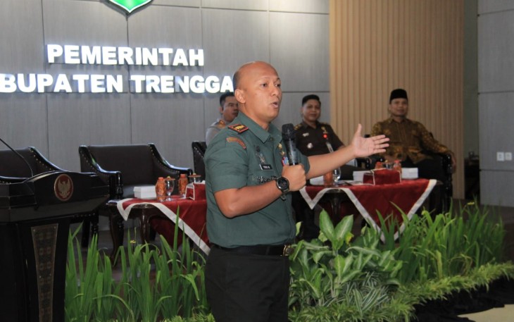 Dandim 0806/Trenggalek, Letkol Czi Yudo Aji Susanto, S.Sos., M.A., turut berperan dalam menjadi nara sumber pada acara Silaturahmi Trenggalek Aman. Acara ini diselenggarakan dengan tema "Menciptakan Situasi Aman, Tertib, dan Damai Menjelang Pemilu 2024 dan Nataru 2024 di Kabupaten Trenggalek" di Gedung Bawarasa Trenggalek, Senin (18/12/2023)