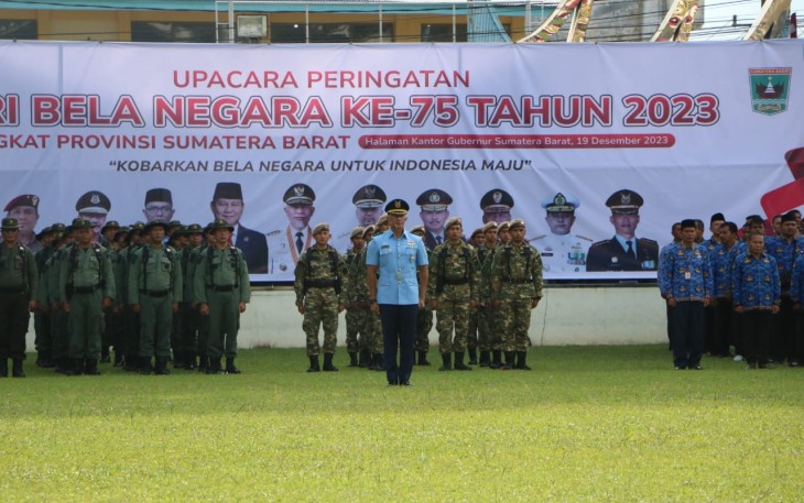  Upacara Peringatan Hari Bela Negara ke 75 Tahun 2023 di Prov Sumbar 