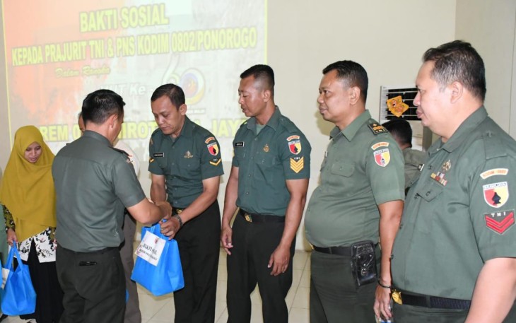 Kodim 0802/Ponorogo Gelar Bakti Sosial