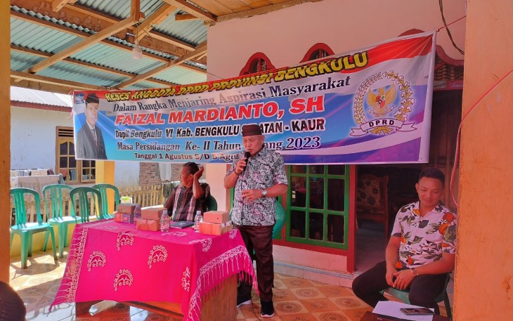 Reses Anggota DPRD Provinsi Faizal Mardianto SH