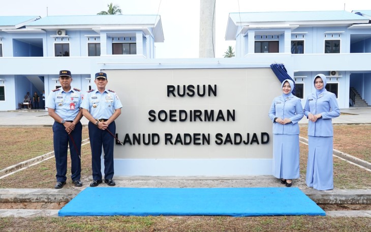 Pangkoopsud I Resmikan Bangunan dan Fasilitas Bagi Personel Lanud RSA