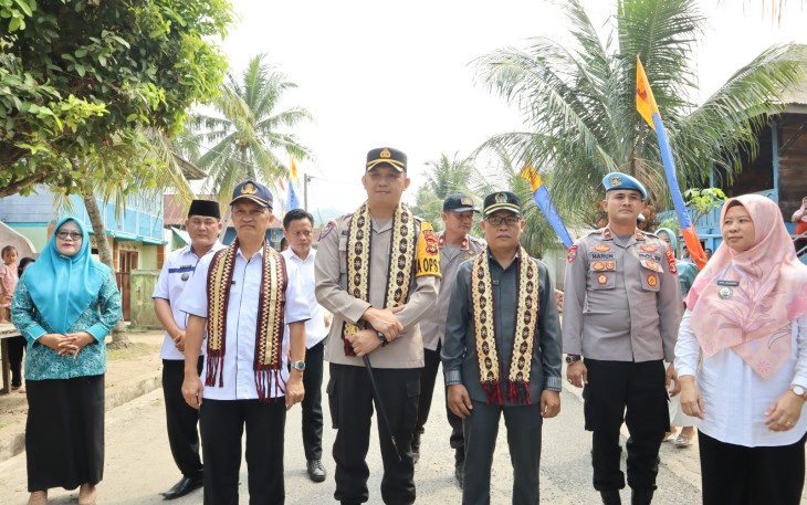 Polres Pesisir Barat Bentuk Kampung Tangguh Bebas Narkoba