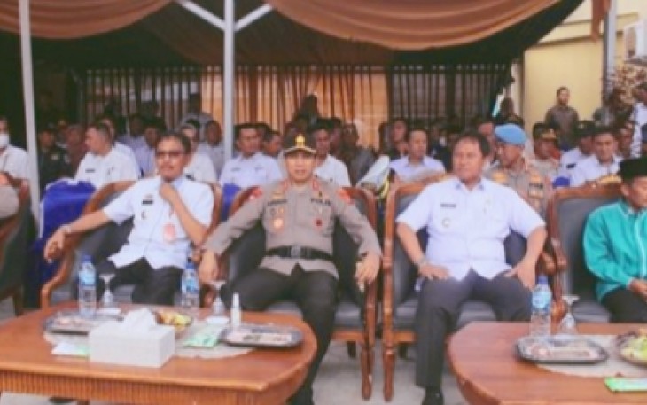 Kapolda Lampung saat Resmikan Polres Pesisir Barat 
