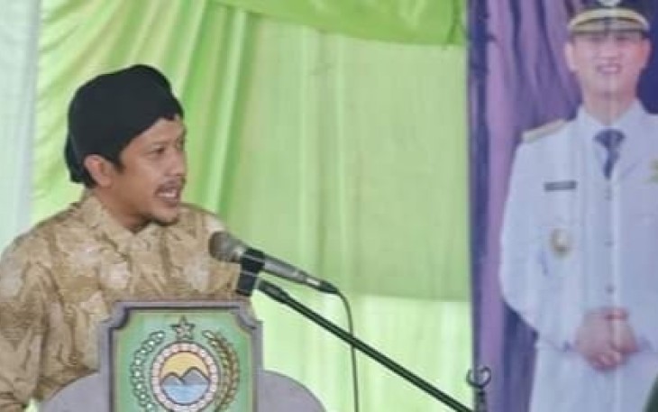 Wakil Bupati Trenggalek, Syah Muhammad Natanegara, saat menghadiri Musrenbang Kecamatan Pogalan, Kamis (16/2/2023) (Foto : Hardi Rangga klikwarta).