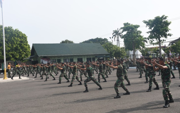 Korem 081/DSJ Laksanakan Latihan Beladiri Taktis