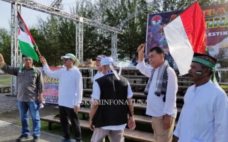 Bupati dan Wakil Bupati Natuna Peduli Rasa Kemanusian Yang Melanda Masyarakat Palistina 