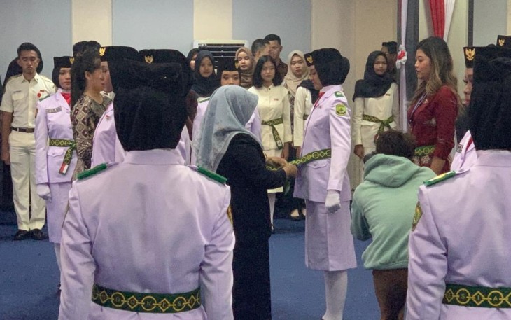 Pengukuhan Paskibraka Kota Tanjungpinang