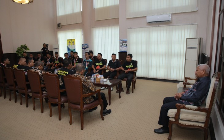 Bupati Asahan Terima Audiensi Pertina Kabupaten Asahan 