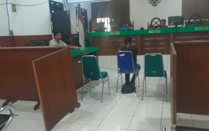 Agenda dipimpin Hakim, Azhary Prianda Ginting, SH, dan Panitera, Hasran, berlangsung lancar