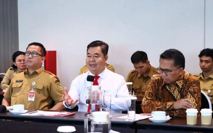 Dirjen Teguh dalam rapat pembahasan pemanfaatan IKD di Jakarta, Senin (13/11/2023).
