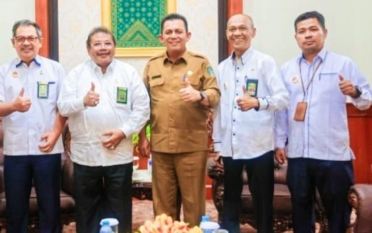 Gubernur Ansar saat Bersilaturahmi dengan Jajaran PT dan PTA Kepri