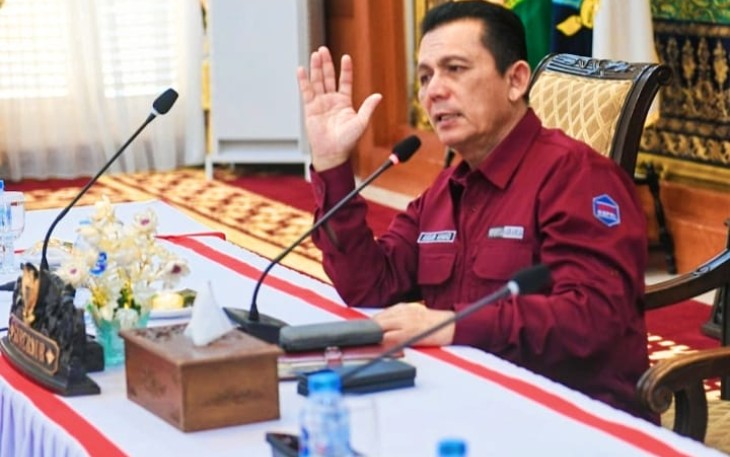  Gubernur Kepulauan Riau H Ansar Ahmad memimpin Rapat Penataan Kawasan Gurindam 12 
