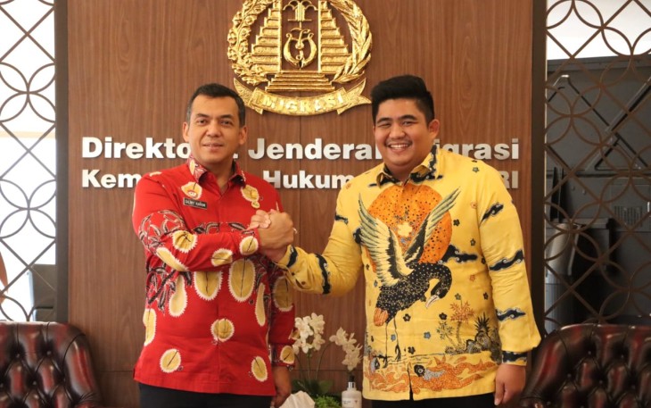 Bupati Bintan Robby Kurniawan Temui Dirjen Imigrasi 