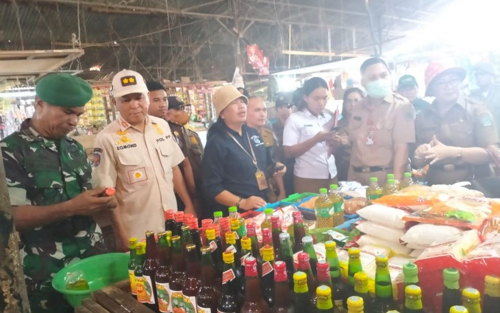 Forkopimda Kota Bitung saat Sidak 