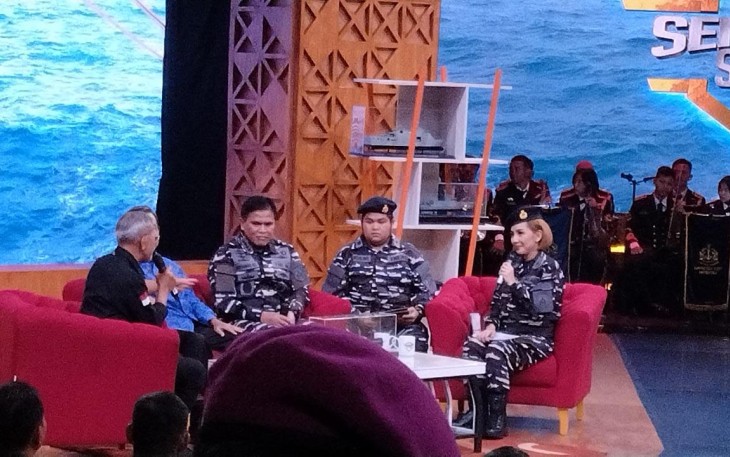 Prajurit Lanudal Jakarta Ikuti Program Semarak Satria Kompas TV