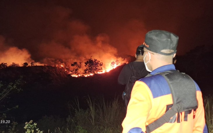 Kondisi Kebakaran TN Gunung Ciremai