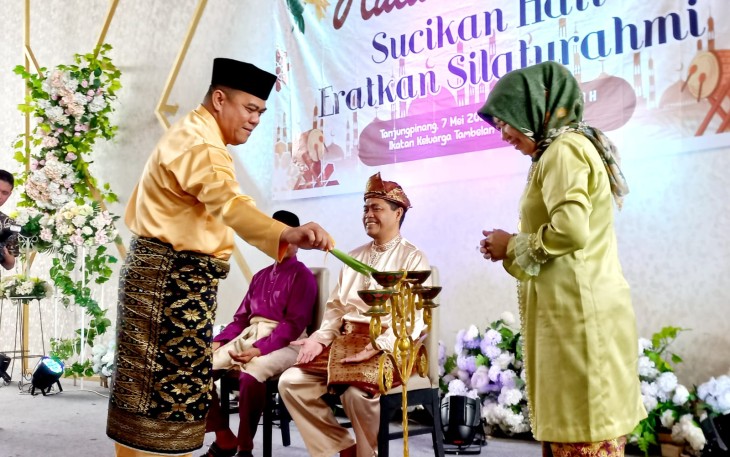IKKT Provinsi Kepri maupun Kabupaten/Kota bergabung dalam Halal bi Halal yang diselenggarakan di Nelayan Resto and Seafood, Seijang Tanjungpinang, Minggu (07/05). 
