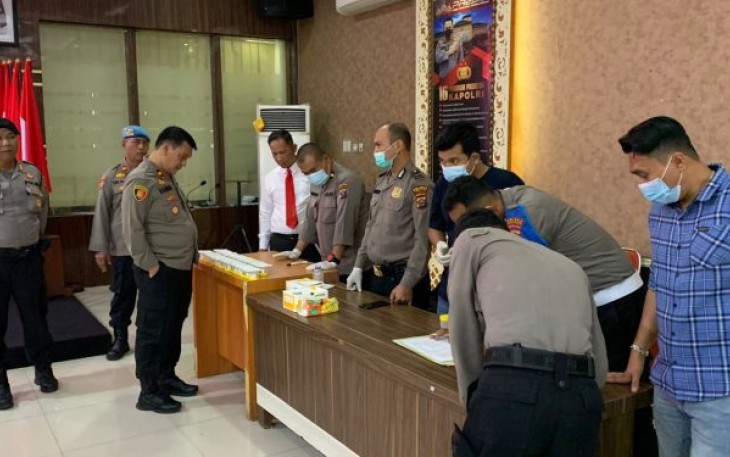 31 Personel Sat Samapta Polres Tapsel Negatif Narkoba