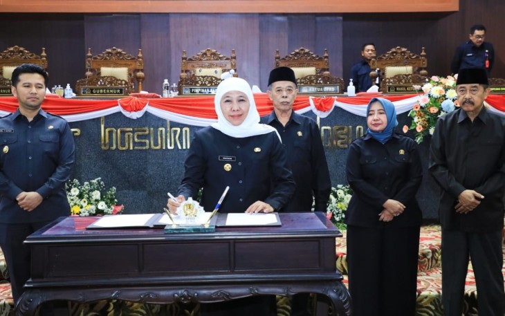 Sembilan fraksi di DPRD Jawa Timur menyetujui Raperda