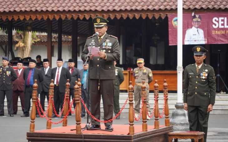 Danrem Wijayakusuma Irup Peringatan Hari Pahlawan ke-78 Pemkab Banyumas
