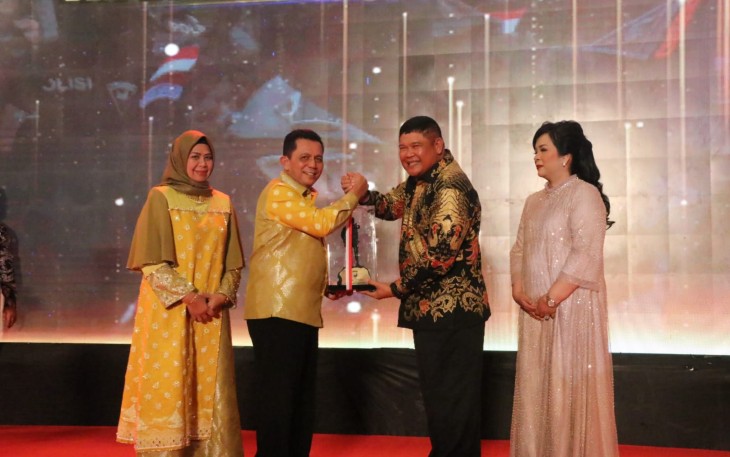Gubernur Ansar saat Hadiri Acara Kenal Pamit Kapolda Kepri