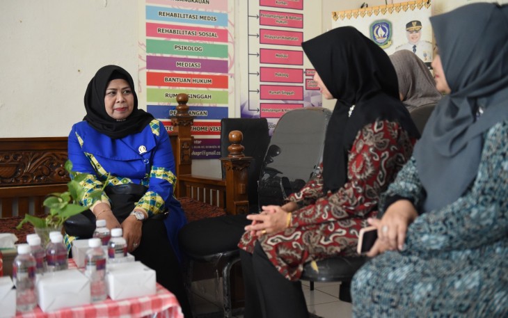 Ketua TP PKK Kepri Dewi Kumalasari Ansar Kunjungi UPTD PPA Kepri Cabang Kota Batam
