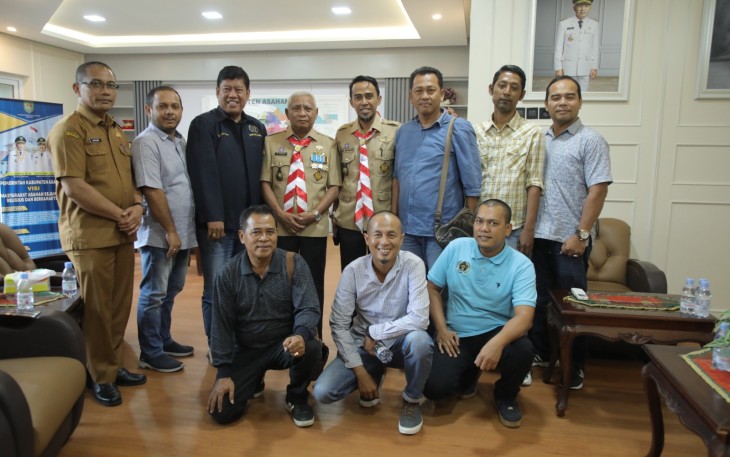 PWI Kabupaten Asahan Audiensi dengan Bupati Asahan
