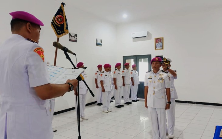 Mayor Marinir Yunda Karyawanto Jabat Danseba Pusdik Banpur Kodikmar Kodiklatal