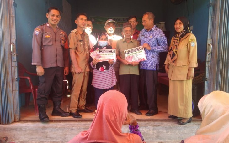 Pemdes Tanjung Agung Salurkan BLT-DD Untuk 24 KPM