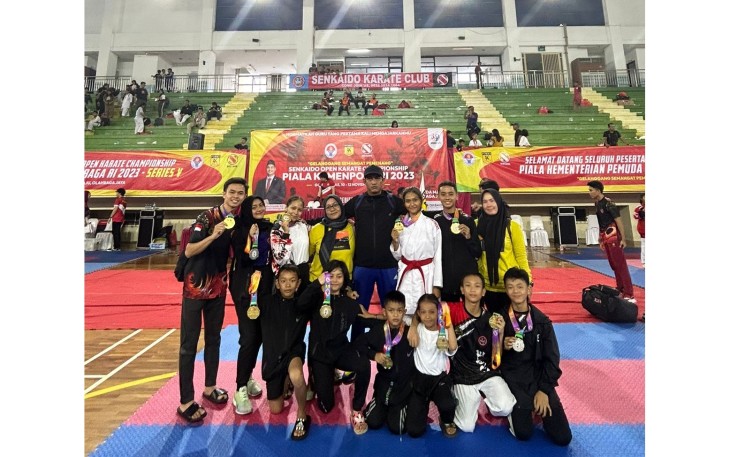 Inkanas Pengda Bengkulu Sabet Peringkat 4 Nasional Kejuaraan Senkaido National Karate Championship Piala Kemenpora RI 2023