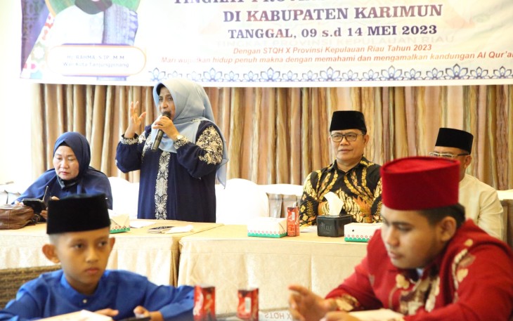 Pelepasan Kafilah lomba STQH ke-X Provinsi Kepulauan Riau 