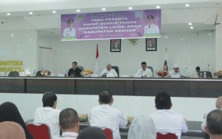 Bupati Asahan Ikuti Rapat Gugus Tugas KLA