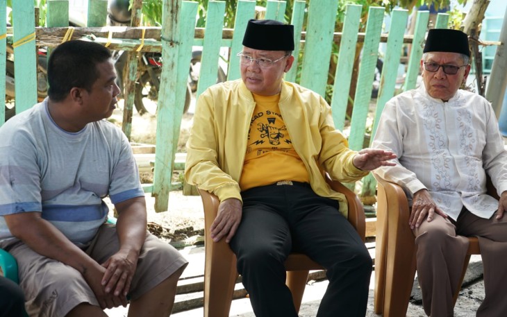 Gubernur Rohidin Beri Semangat Keluarga Korban Kebakaran Pasar Ipuh