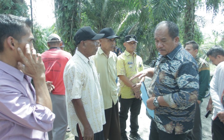 Wakil Bupati Asahan Tinjau Kondisi Bantaran Sungai Liga Asahan 