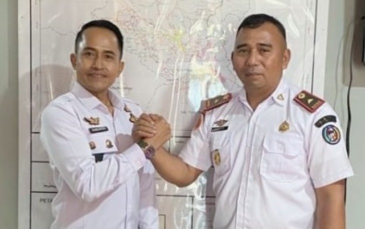 Kalapas Suliki saat melakukan kunjungan BPBD Kabupaten Limapuluh Kota.
