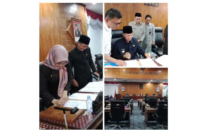 DPRD Sahkan APBD-P Kaur Tahun 2023 