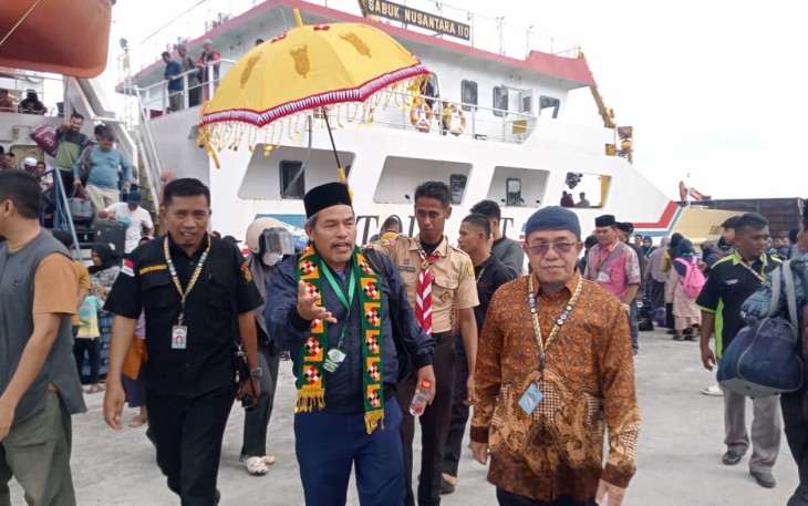 Kafilah MTQ Aceh Timur Tiba dengan Selamat di Simeulue
