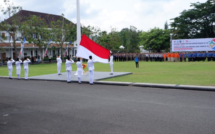 Dandim 0801/Pacitan Bersama Forkopimda Hadiri Upacara Sumpah Pemuda