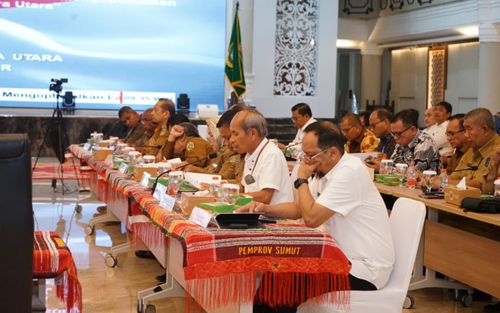 Sekda Kabupaten Asahan Ikuti Rakor Pencegahan Korupsi Sektor Pertanahan