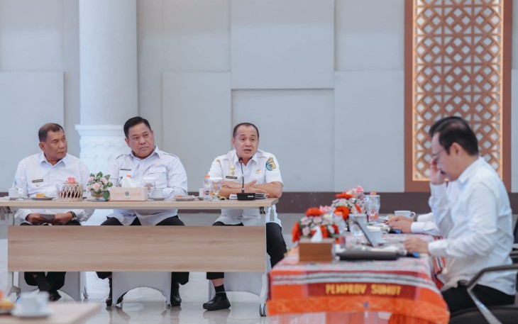 Bupati Zahir saat Hadiri Temu Ramah Pj Gubernur Sumut