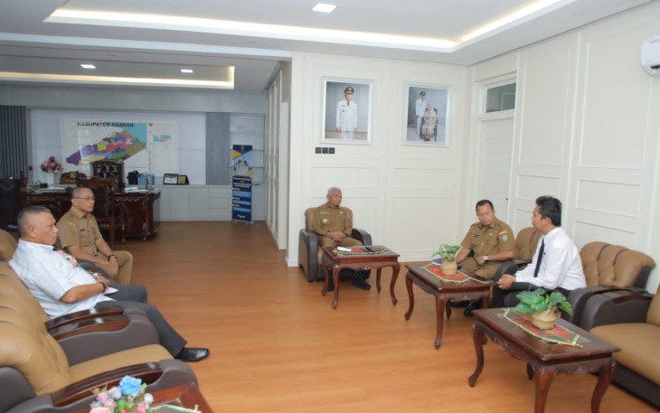 Bupati Asahan Terima Audiensi General Manager Hotel Antariksa Kisaran