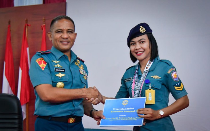 Komandan Pangkalan Utama TNI Angkatan Laut IX Ambon Brigjen TNI (Mar) Said Latuconsina, M.M., M.T., M.Tr. Opsla