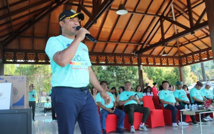 Lanudal Manado lkuti Jalan Sehat Bersama Pemkab dan Instansi Minut