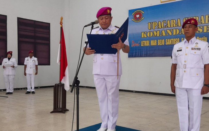 Danpusdikif Kodikmar Kodiklatal Resmikan Mayor Marinir Riska Sayogo Sebagai Dansesusmar