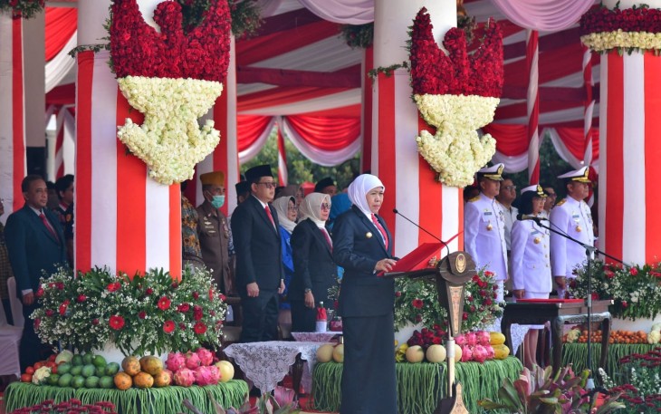  Komandan Puspenerbal Peringati Hari Kesaktian Pancasila di Grahadi