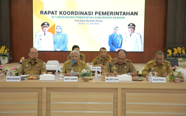 Bupati Asahan Buka Rakorpem Bulan Juli 2023